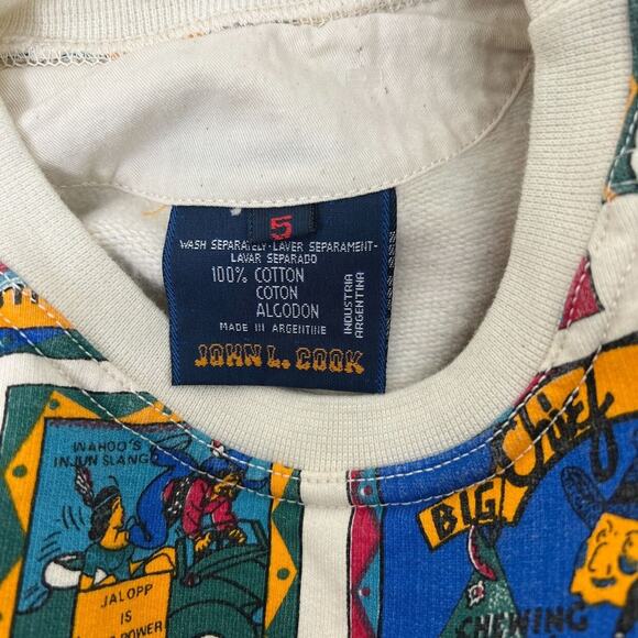 NWT  Vintage John L. Cook Jogging Suit Sweater Sz 5 - Picture 5 of 5